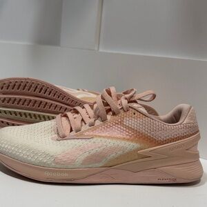 Reebok Women's Sneakers - Pink and Cream